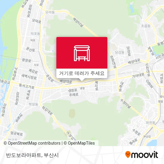 반도보라아파트 지도