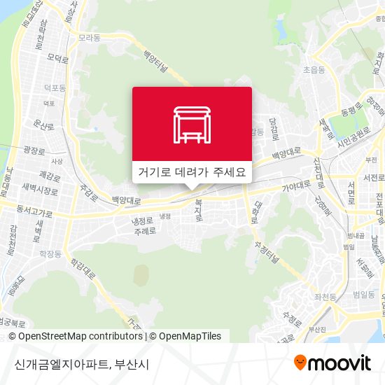 신개금엘지아파트 지도