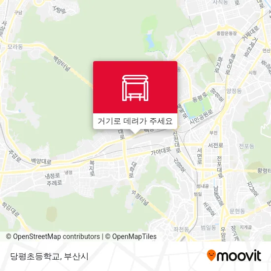 당평초등학교 지도