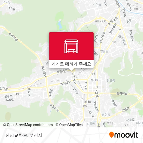 진양교차로 지도