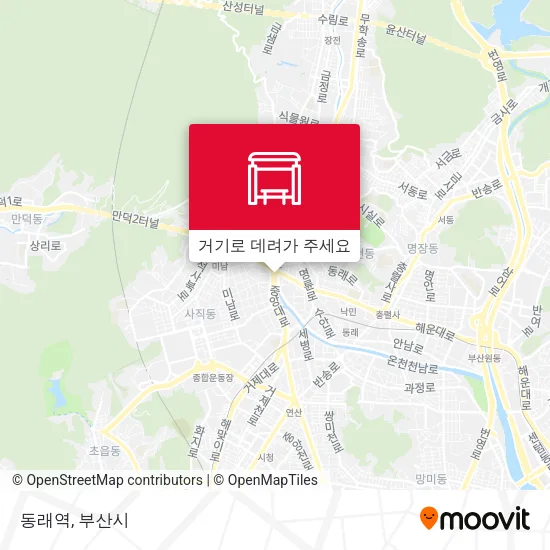 동래역 지도