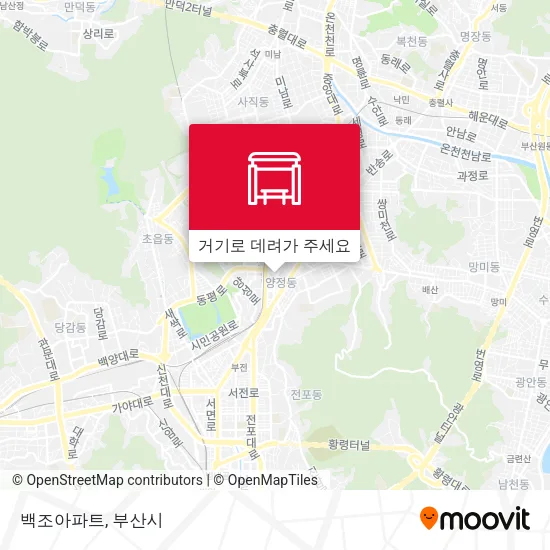 백조아파트 지도