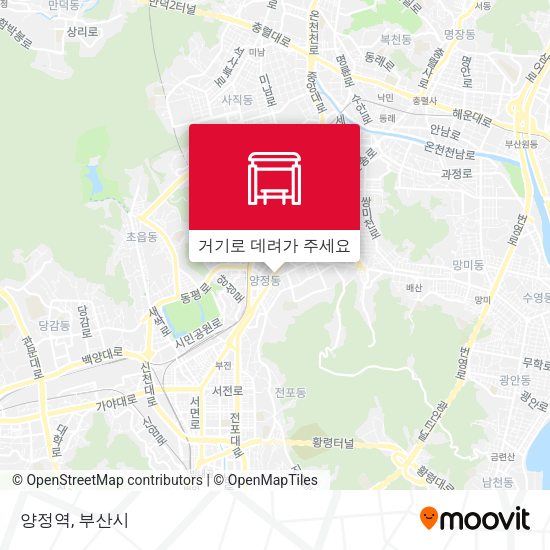 양정역 지도