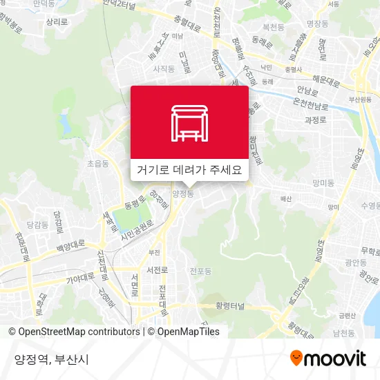 양정역 지도