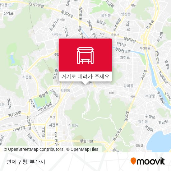 연제구청 지도