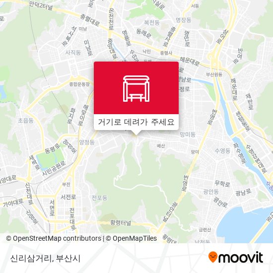 신리삼거리 지도