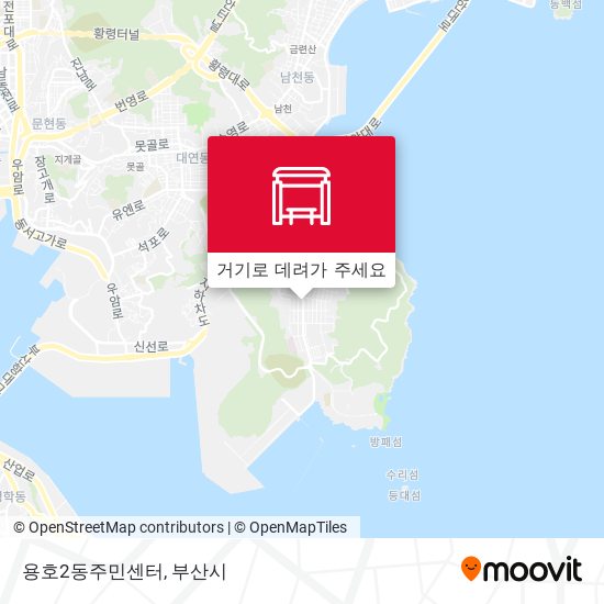 용호2동주민센터 지도