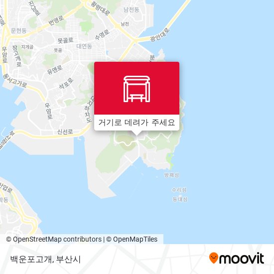백운포고개 지도