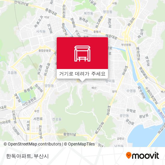 한독아파트 지도
