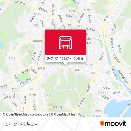 신리삼거리 지도