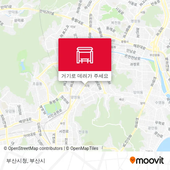부산시청 지도