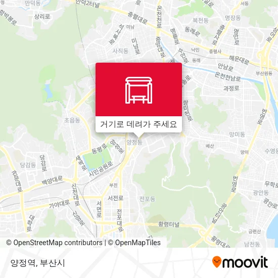 양정역 지도