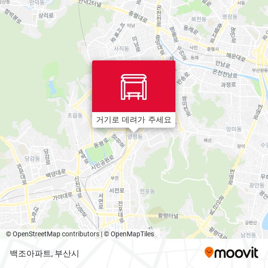 백조아파트 지도