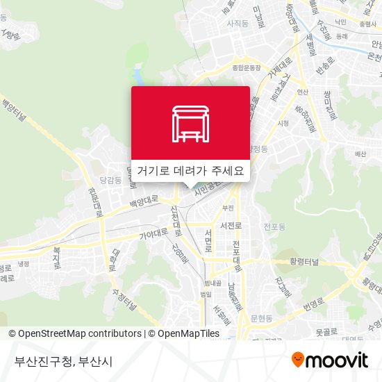 부산진구청 지도