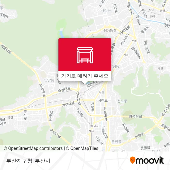 부산진구청 지도
