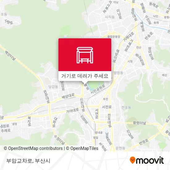 부암교차로 지도