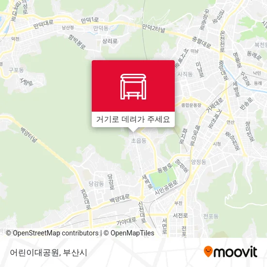 어린이대공원 지도