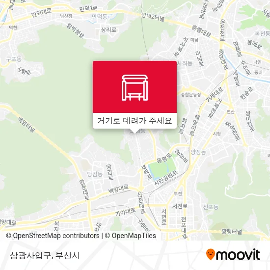 삼광사입구 지도