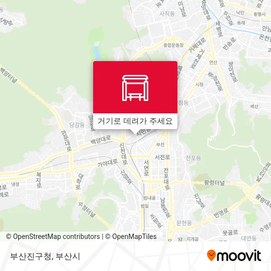 부산진구청 지도