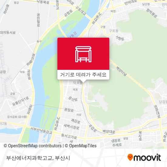 부산에너지과학고교 지도