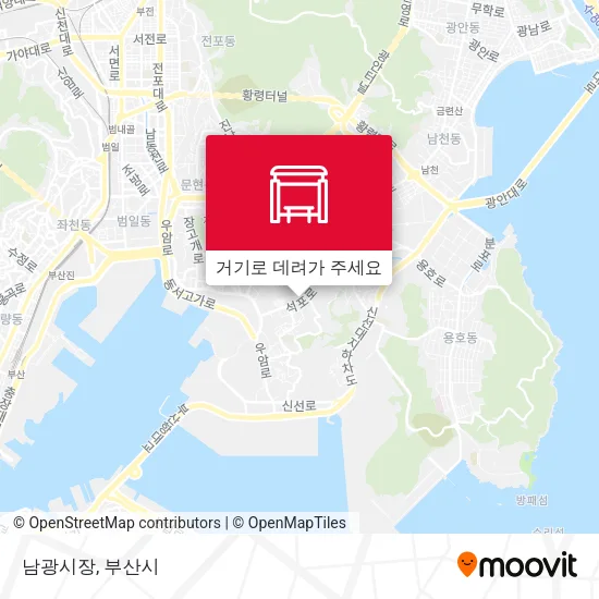 남광시장 지도
