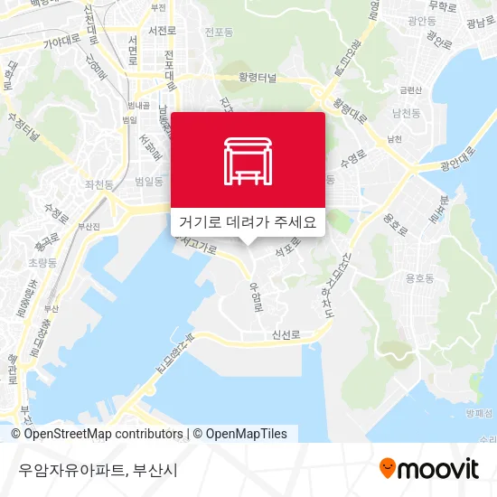 우암자유아파트 지도