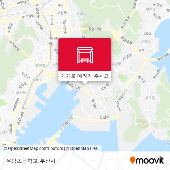 우암초등학교 지도