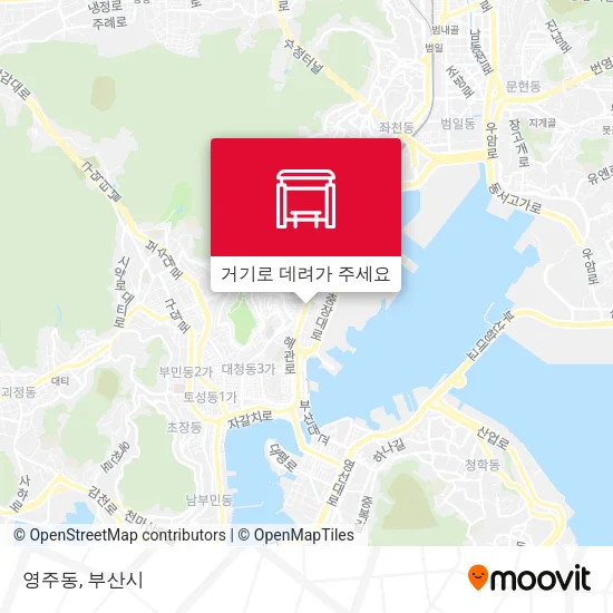 영주동 지도