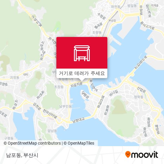 남포동 지도