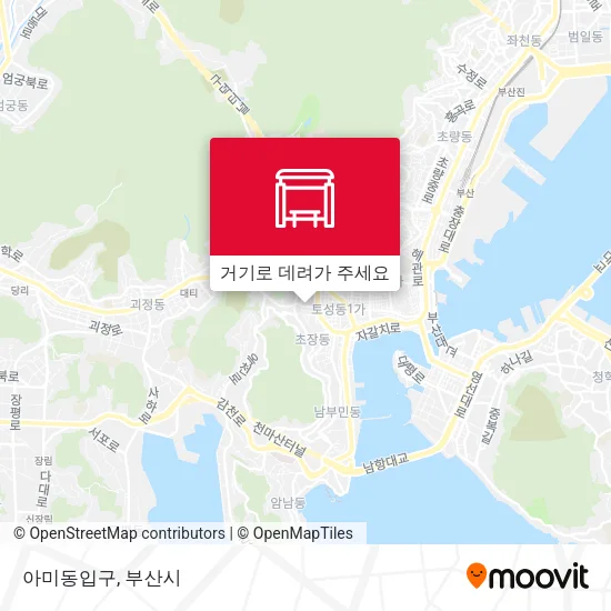 아미동입구 지도
