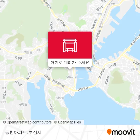 동천아파트 지도