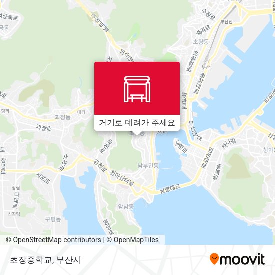 초장중학교 지도