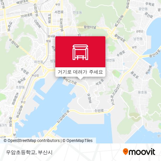 우암초등학교 지도