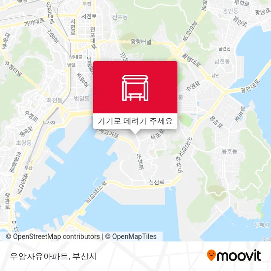 우암자유아파트 지도