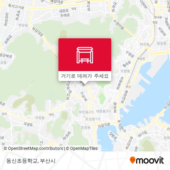 동신초등학교 지도