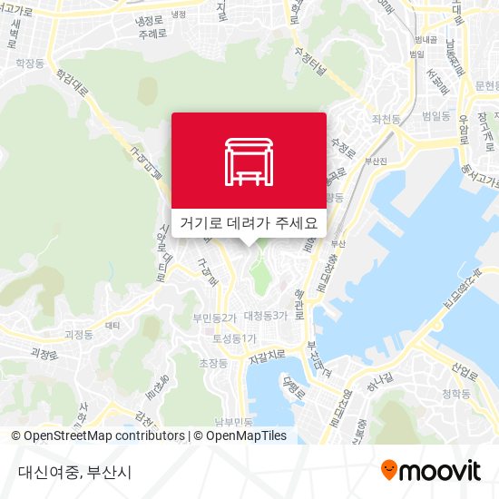 대신여중 지도