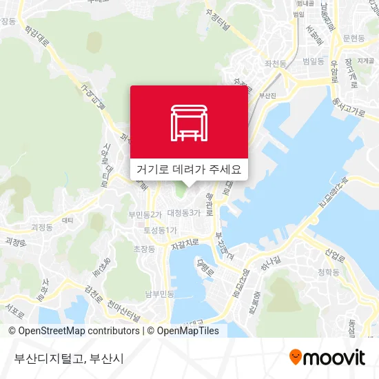 부산디지털고 지도
