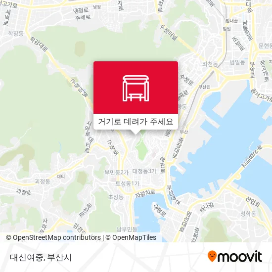 대신여중 지도
