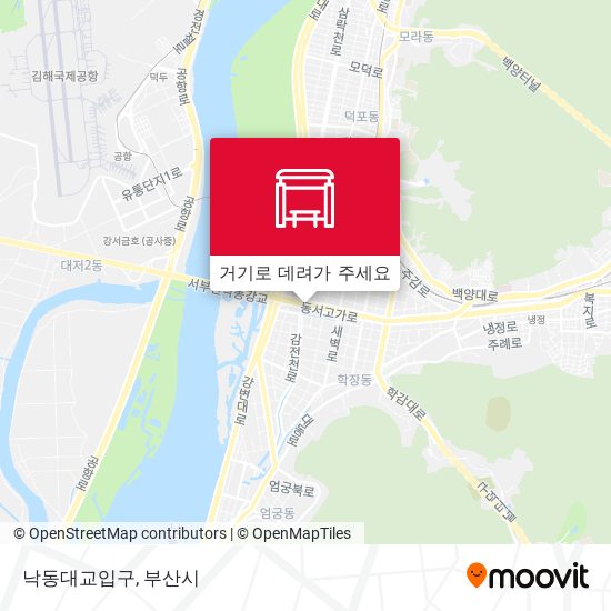 낙동대교입구 지도