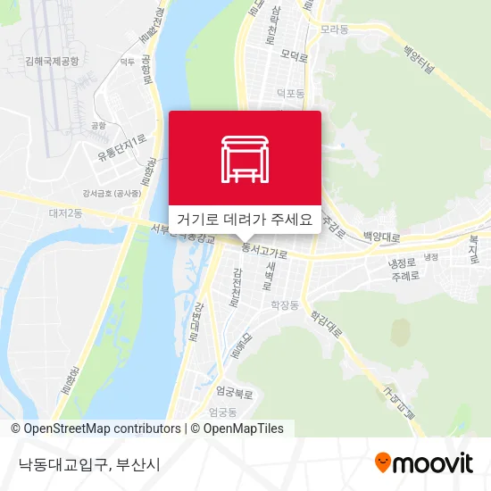 낙동대교입구 지도