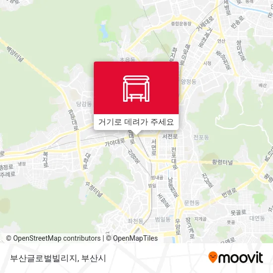 부산글로벌빌리지 지도