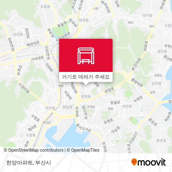 한양아파트 지도