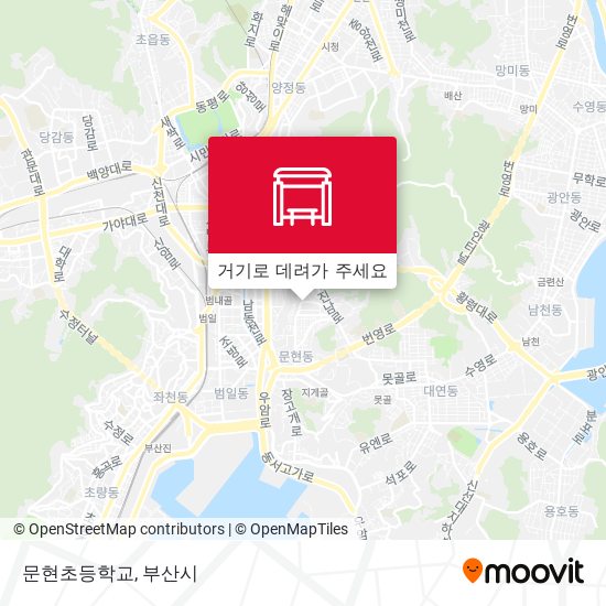 문현초등학교 지도