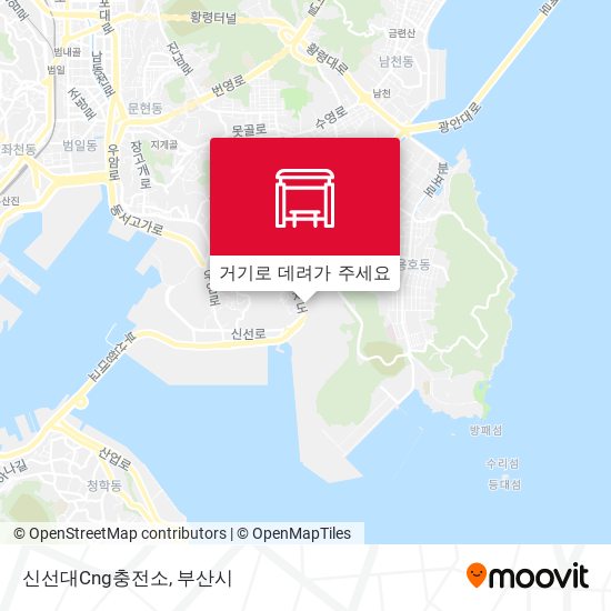 신선대Cng충전소 지도