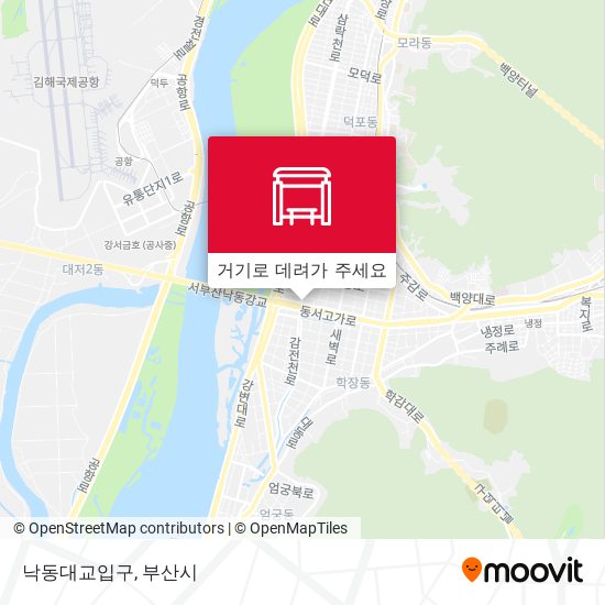 낙동대교입구 지도