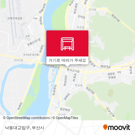 낙동대교입구 지도