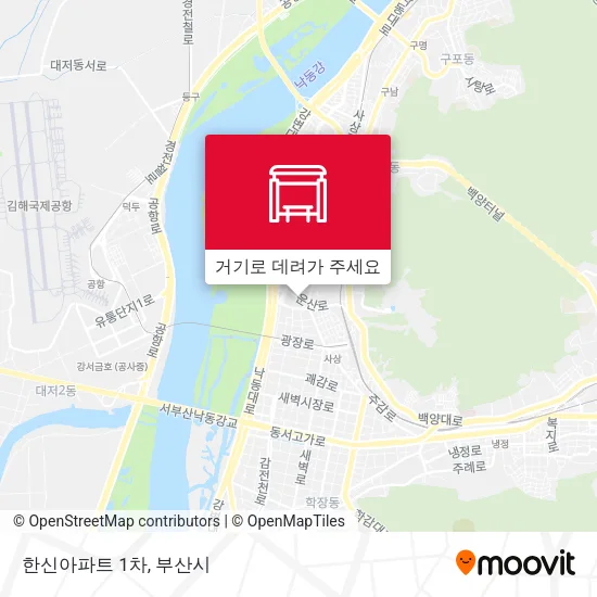 한신아파트 1차 지도