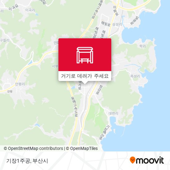 기장1주공 지도