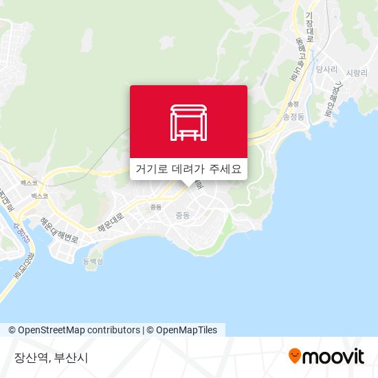 장산역 지도