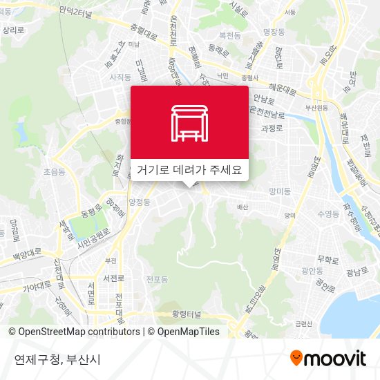 연제구청 지도